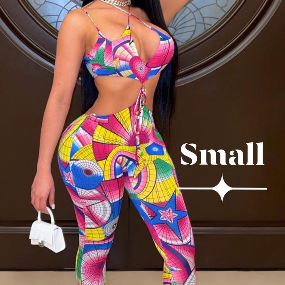 Multi colored jumpsuit